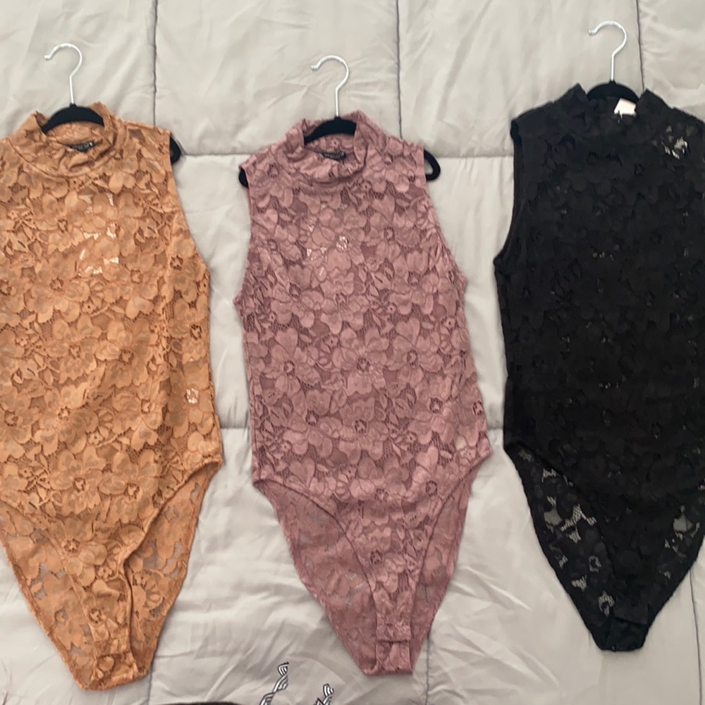 Zara bodysuits. $100 for all three or $35 for one.